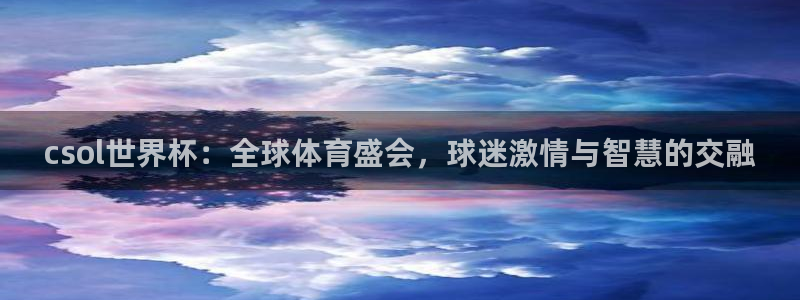 世界杯48支球队赛制:csol世界杯:全球体育盛会,球迷激情与智慧的交融